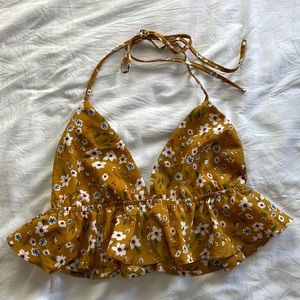 Floral crop top